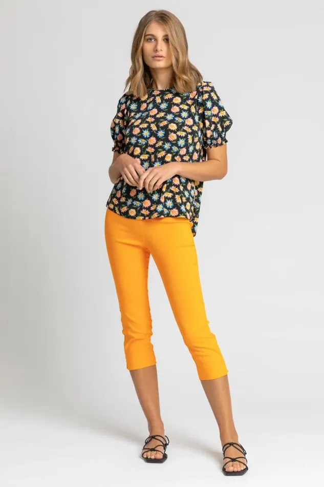 Women Amber Cropped Stretch Trouser Roman Coords