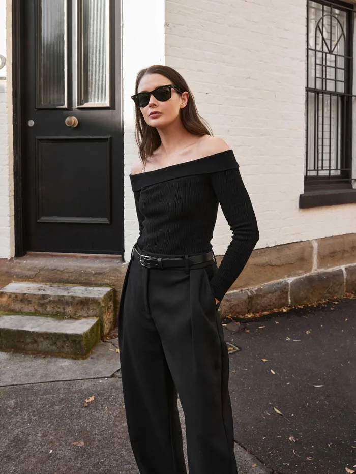 Women Anna Quan 8211 Samara Top In Black Raven The UNDONE Tops