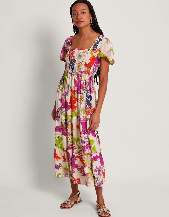 Women Arissa Print Dress Ivory Monsoon Dresses
