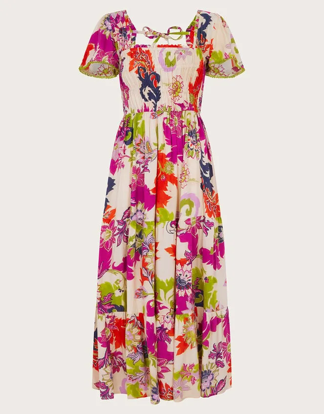 Women Arissa Print Dress Ivory Monsoon Dresses
