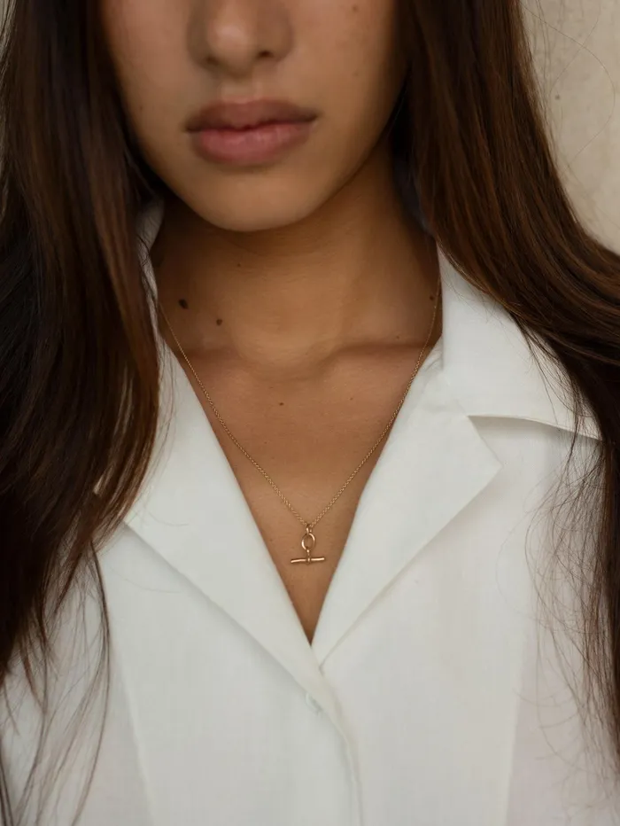 Women Artefact 8211 Fob Pendant In Solid Gold The UNDONE Necklaces