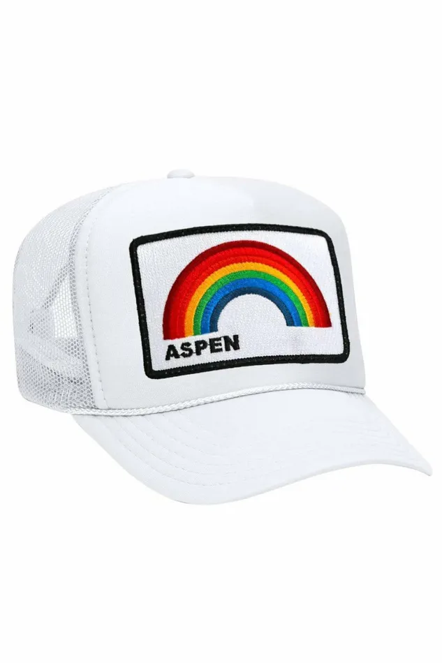 Women ASPEN RAINBOW TRUCKER HAT Aviator Nation TruckerHats Women ASPEN RAINBOW TRUCKER HAT Aviator Nation TruckerHats