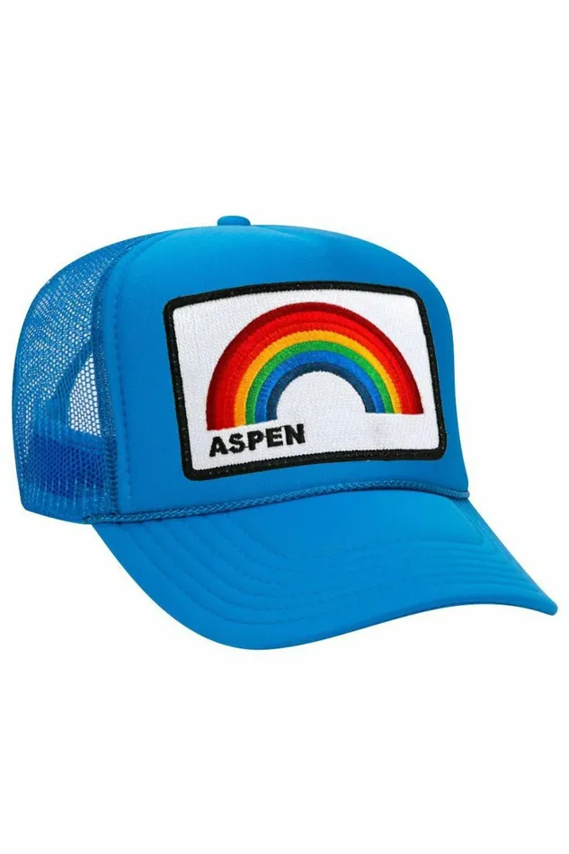 Women ASPEN RAINBOW TRUCKER HAT Aviator Nation TruckerHats Women ASPEN RAINBOW TRUCKER HAT Aviator Nation TruckerHats
