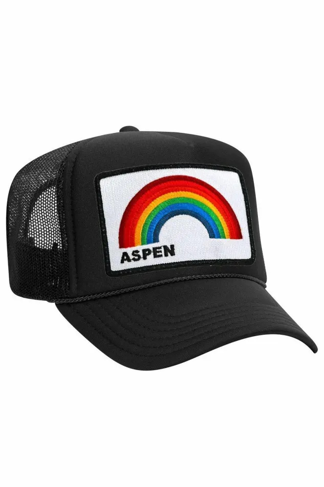 Women ASPEN RAINBOW TRUCKER HAT Aviator Nation TruckerHats Women ASPEN RAINBOW TRUCKER HAT Aviator Nation TruckerHats