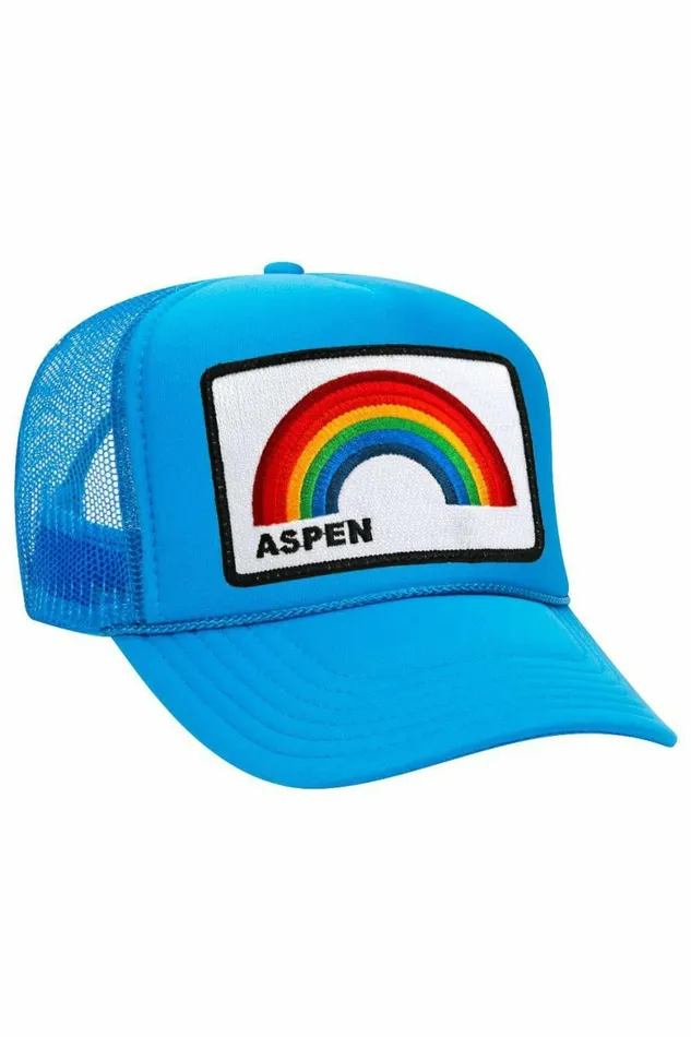 Women ASPEN RAINBOW TRUCKER HAT Aviator Nation TruckerHats Women ASPEN RAINBOW TRUCKER HAT Aviator Nation TruckerHats