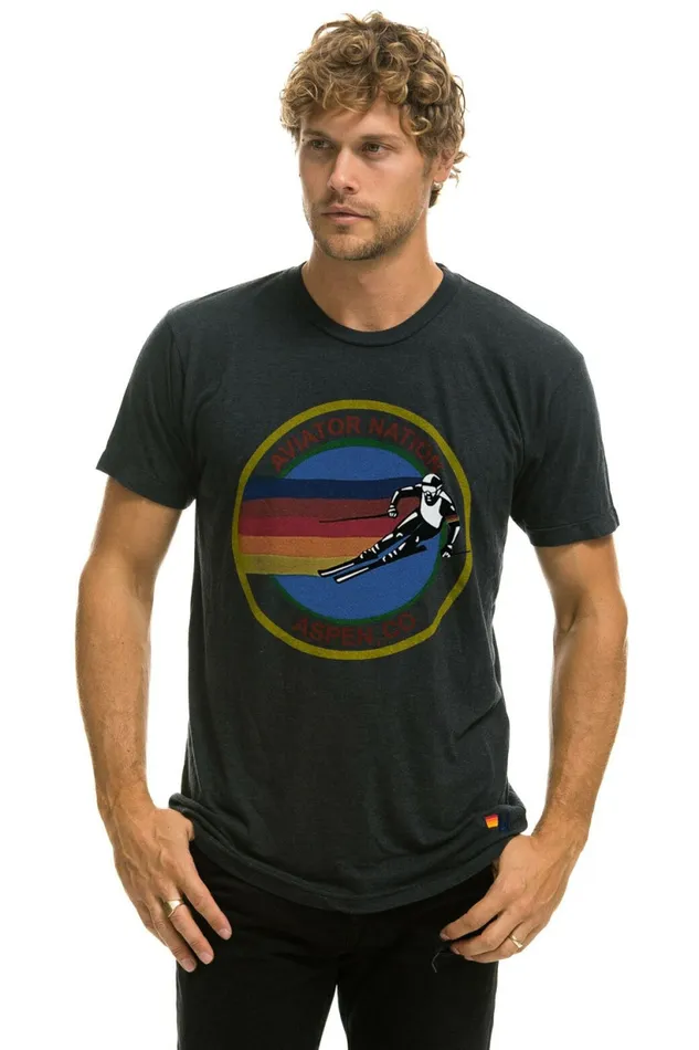 Women AVIATOR NATION ASPEN TEE 8211 CHARCOAL Aviator Nation UnisexTees Women AVIATOR NATION ASPEN TEE 8211 CHARCOAL Aviator Nation UnisexTees