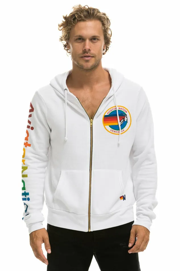 Women AVIATOR NATION HOODIE 8211 WHITE Aviator Nation Hoodies Women AVIATOR NATION HOODIE 8211 WHITE Aviator Nation Hoodies