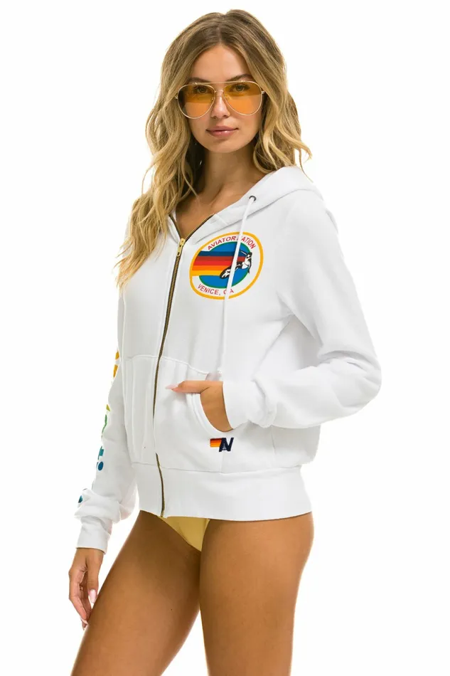 Women AVIATOR NATION HOODIE 8211 WHITE Aviator Nation Hoodies Women AVIATOR NATION HOODIE 8211 WHITE Aviator Nation Hoodies