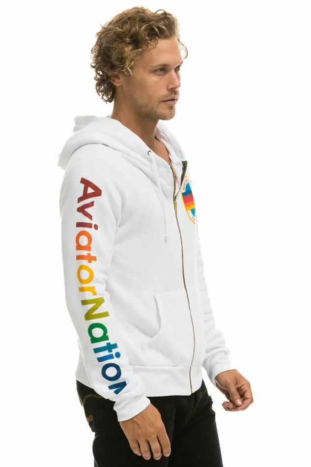 Women AVIATOR NATION HOODIE 8211 WHITE Aviator Nation Hoodies Women AVIATOR NATION HOODIE 8211 WHITE Aviator Nation Hoodies