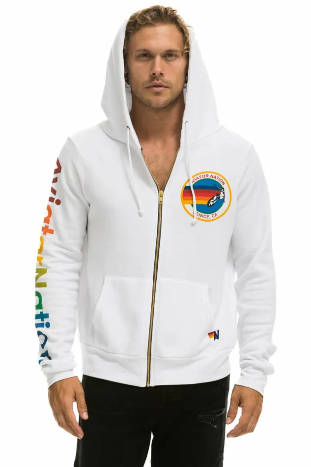 Women AVIATOR NATION HOODIE 8211 WHITE Aviator Nation Hoodies Women AVIATOR NATION HOODIE 8211 WHITE Aviator Nation Hoodies