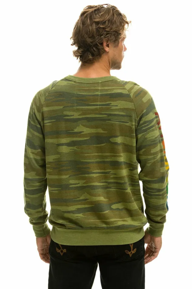 Women AVIATOR NATION LA JOLLA SWEATSHIRT 8211 CAMO Aviator Nation UnisexCrewSweatshirt Women AVIATOR NATION LA JOLLA SWEATSHIRT 8211 CAMO Aviator Nation UnisexCrewSweatshirt