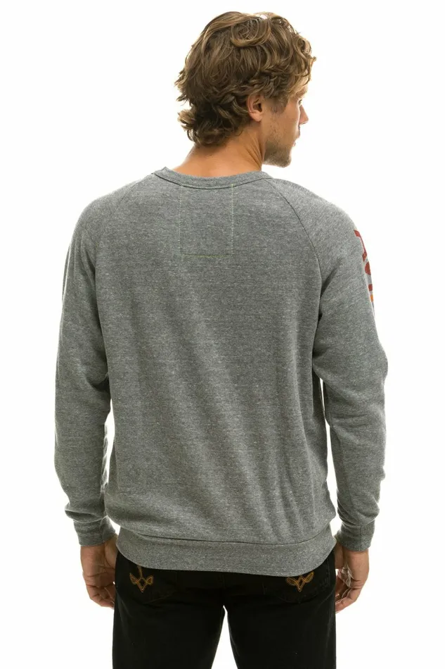 Women AVIATOR NATION LA JOLLA SWEATSHIRT 8211 HEATHER GREY Aviator Nation UnisexCrewSweatshirt Women AVIATOR NATION LA JOLLA SWEATSHIRT 8211 HEATHER GREY Aviator Nation UnisexCrewSweatshirt