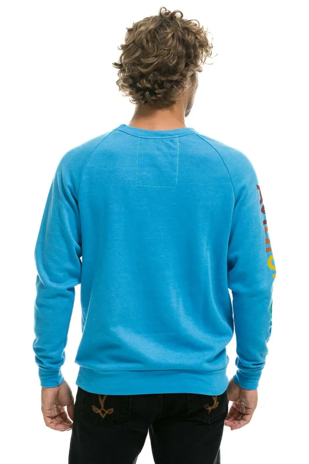 Women AVIATOR NATION MALIBU SWEATSHIRT 8211 OCEAN Aviator Nation UnisexCrewSweatshirt Women AVIATOR NATION MALIBU SWEATSHIRT 8211 OCEAN Aviator Nation UnisexCrewSweatshirt