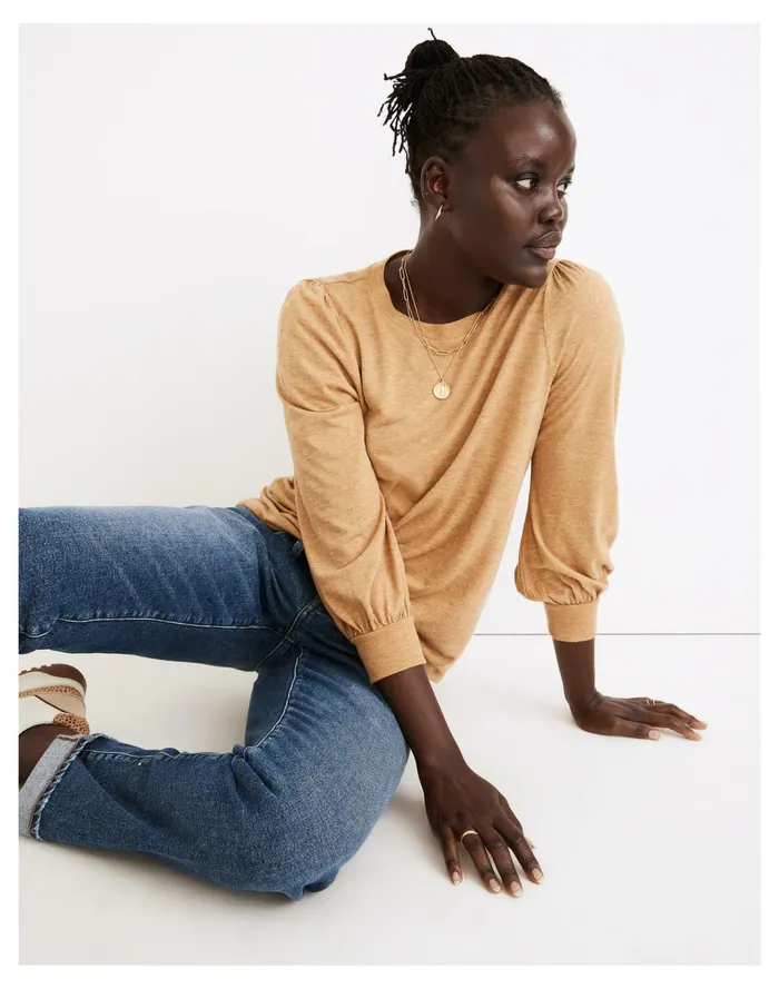 Women Avrina Top Toffee Madewell Tops and Shirts