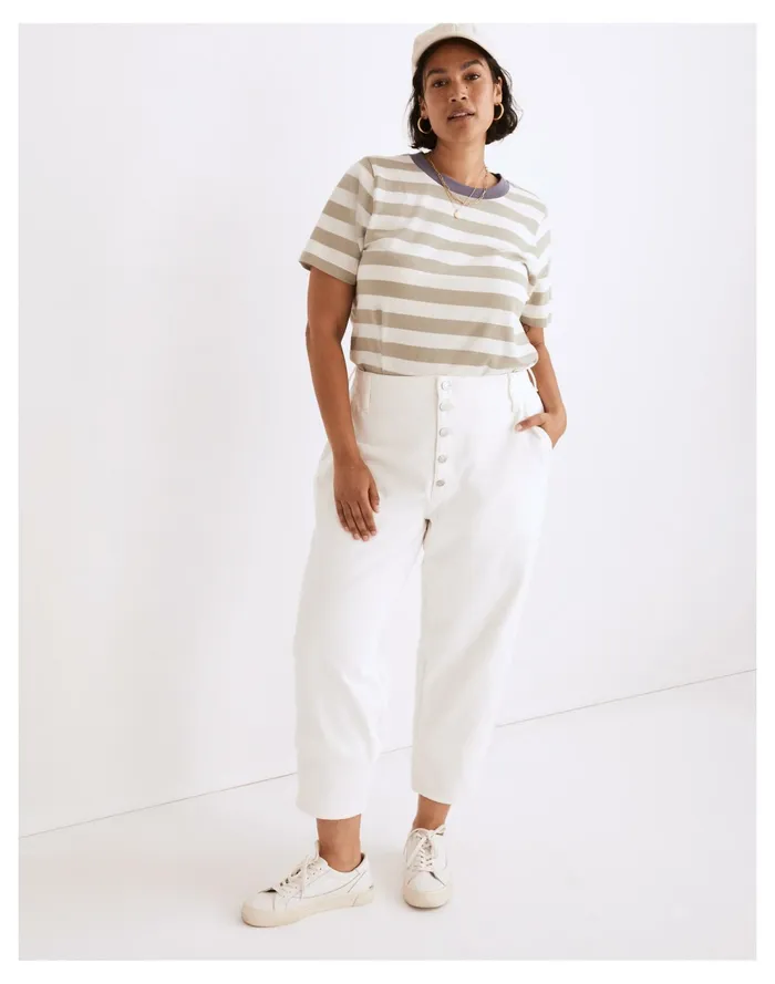 Women Balloon Jeans In Tile White Tile White Madewell Jeans