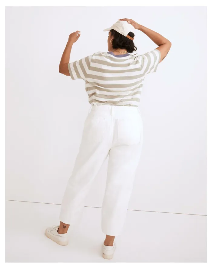 Women Balloon Jeans In Tile White Tile White Madewell Jeans Women Balloon Jeans In Tile White Tile White Madewell Jeans