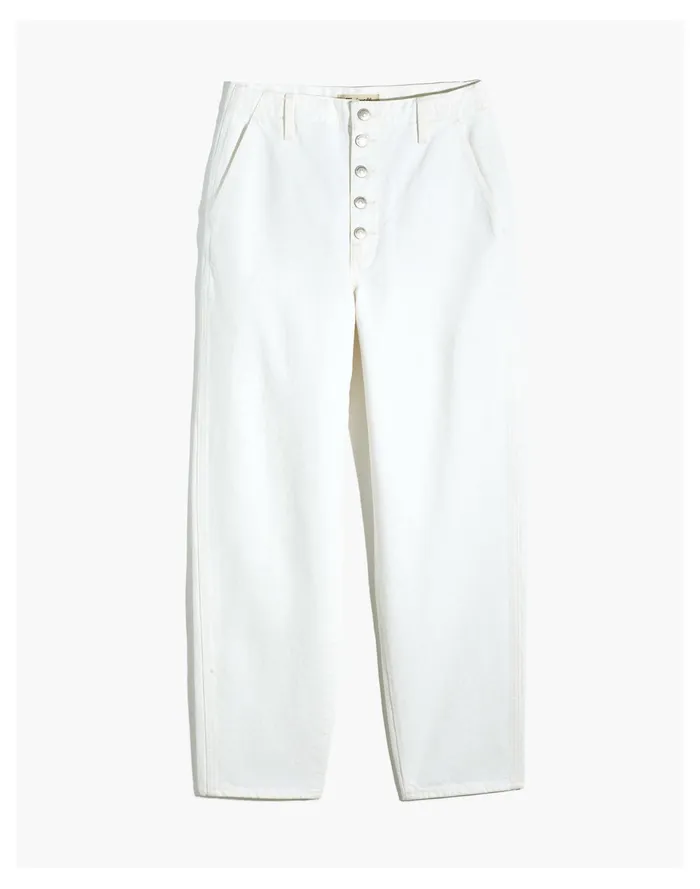 Women Balloon Jeans In Tile White Tile White Madewell Jeans Women Balloon Jeans In Tile White Tile White Madewell Jeans