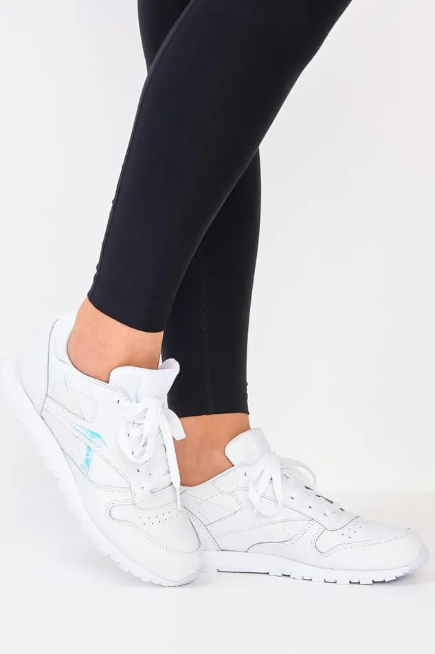 Women Basket Classic Leather White Reebok White Brentiny Paris Sneakers