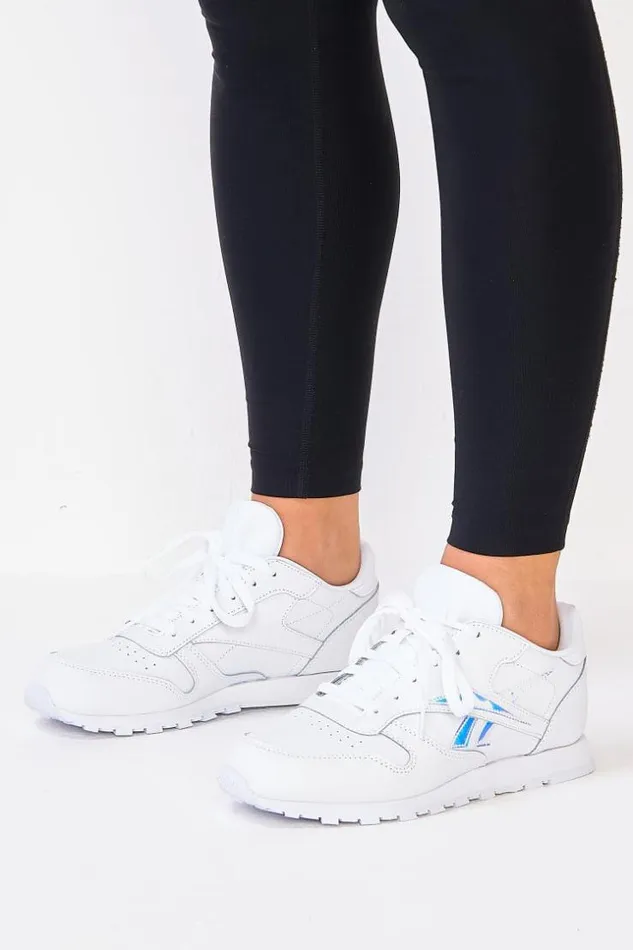 Women Basket Classic Leather White Reebok White Brentiny Paris Sneakers