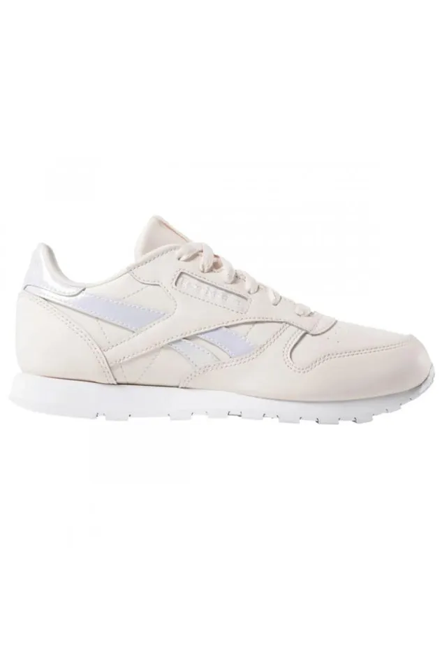 Women Baskets Reebok Classic Leather Rose Poudr Brentiny Paris Sneakers