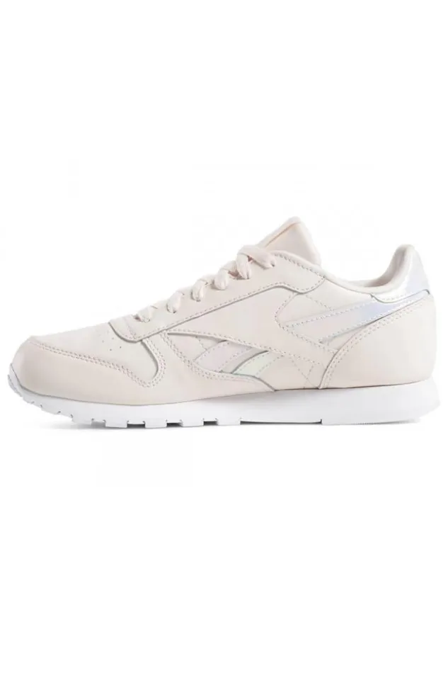 Women Baskets Reebok Classic Leather Rose Poudr Brentiny Paris Sneakers