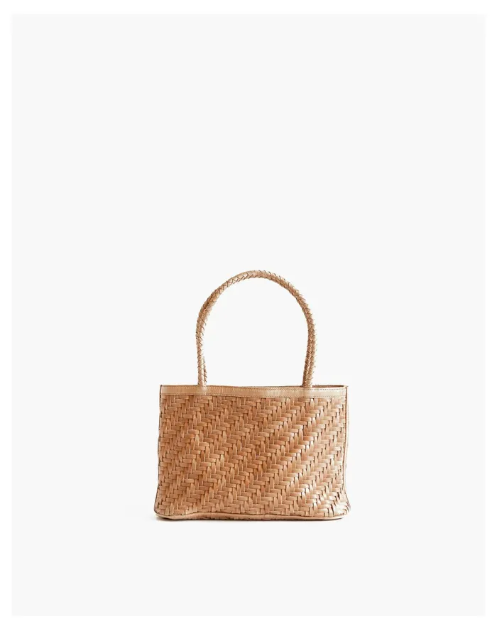 Women Bembien Leather Ella Shoulder Bag Caramel Madewell Crossbody Bags
