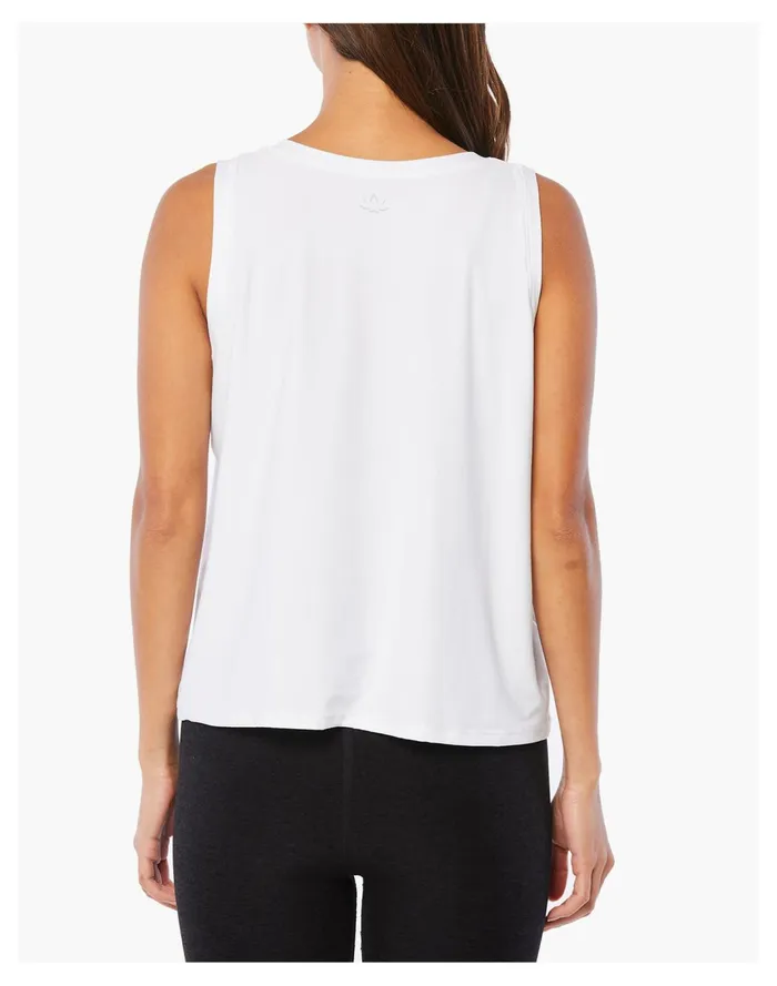 Women Beyond Yoga Balanced Muscle Tank In Featherweight Spacedye White Madewell Activewear Women Beyond Yoga Balanced Muscle Tank In Featherweight Spacedye White Madewell Activewear