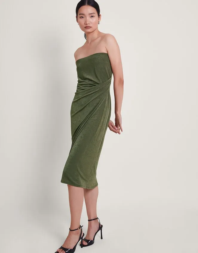 Women Billi Bandeau Dress Green Monsoon Dresses