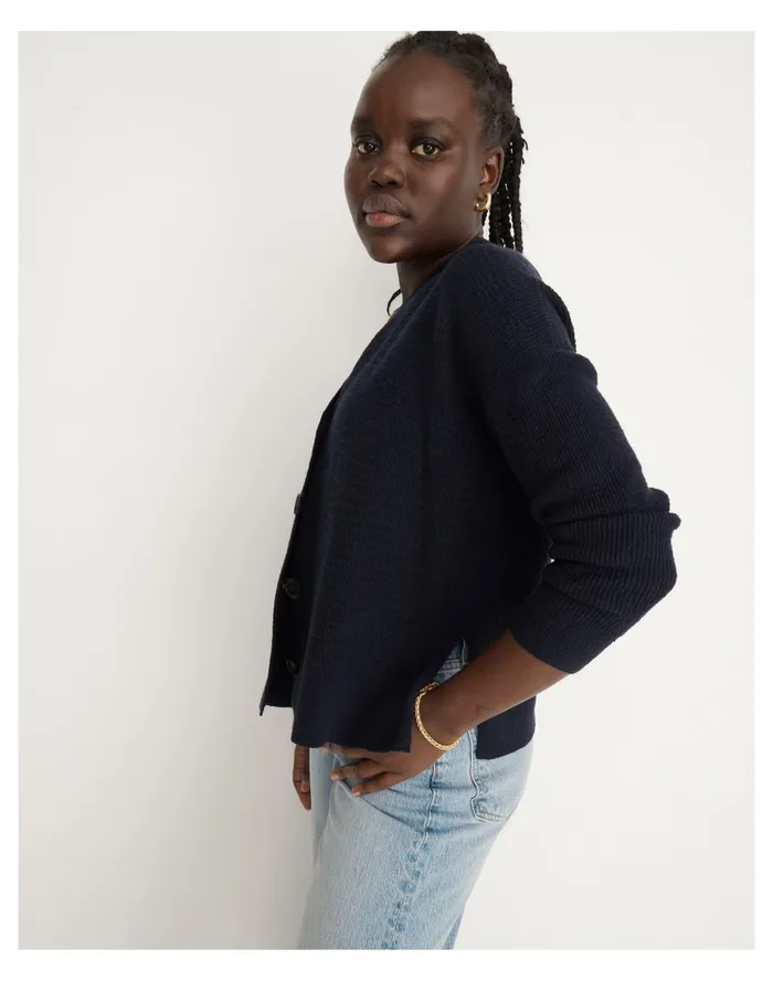 Women Birchmoor Cardigan Sweater Heather Midnight Madewell Sweaters Women Birchmoor Cardigan Sweater Heather Midnight Madewell Sweaters