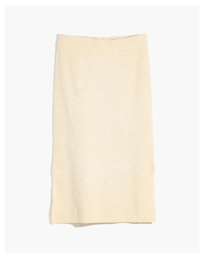 Women Birchmoor Midi Sweater Skirt Heather Oatmeal Madewell Skirts Women Birchmoor Midi Sweater Skirt Heather Oatmeal Madewell Skirts
