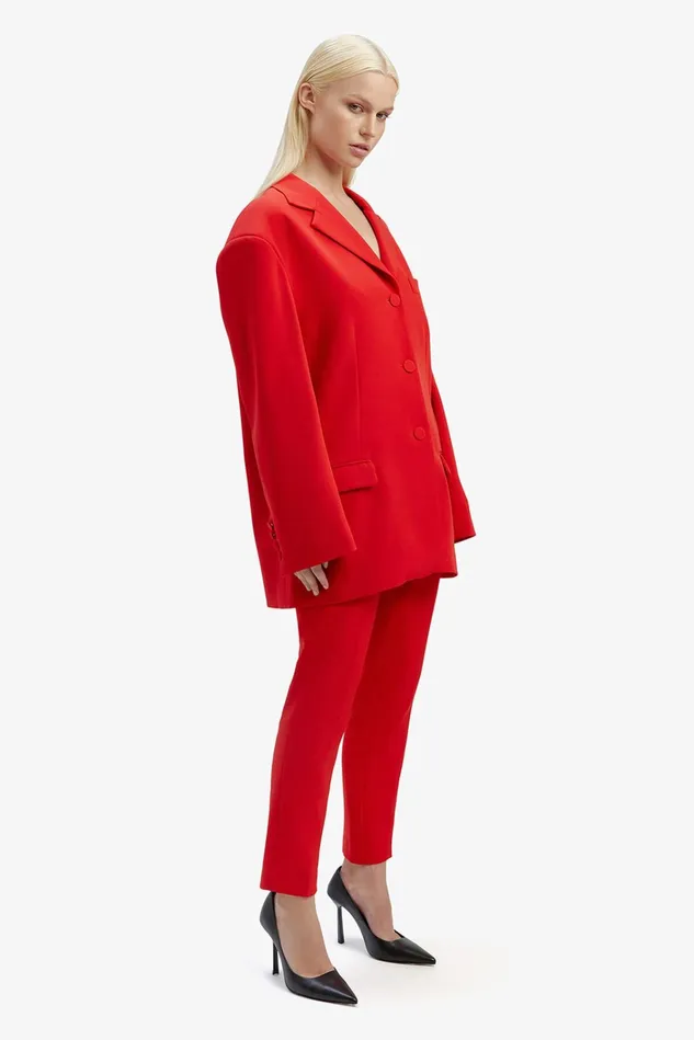 Women Blazers Bardot Akia Oversized Blazer In Famous Red Famous Red Women Blazers Bardot Akia Oversized Blazer In Famous Red Famous Red