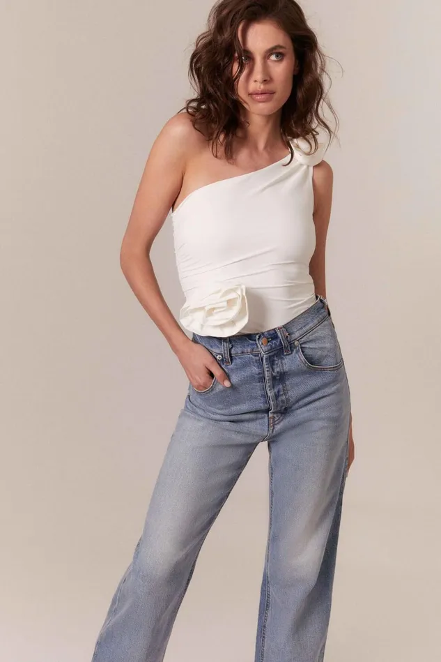 Women Bodysuits Bardot Lilita Ruched Bodysuit In Orchid White Orchid White Women Bodysuits Bardot Lilita Ruched Bodysuit In Orchid White Orchid White