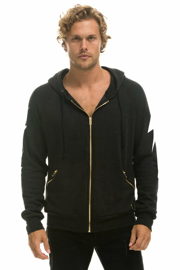 Women BOLT 4 ZIP HOODIE RELAXED WITH POCKETS 8211 BLACK Aviator Nation BoltCollection Women BOLT 4 ZIP HOODIE RELAXED WITH POCKETS 8211 BLACK Aviator Nation BoltCollection
