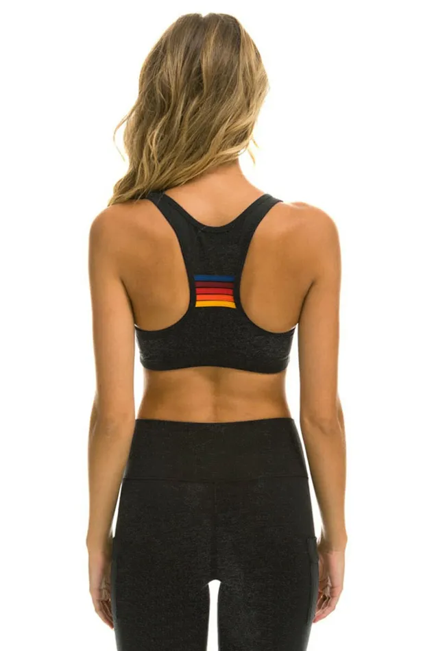 Women BOLT EMBROIDERY SPORTS BRA 8211 CHARCOAL Aviator Nation SportsBras Women BOLT EMBROIDERY SPORTS BRA 8211 CHARCOAL Aviator Nation SportsBras