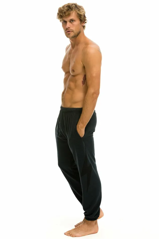Women BOLT SWEATPANTS 8211 CHARCOAL BLACK BOLT Aviator Nation BoltCollection