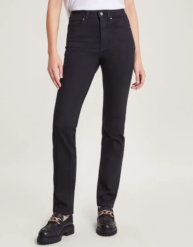 Women Bootcut Denim Jeans Black Monsoon Denim