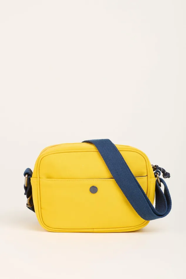 Women Brakeburn Bags and Purses Yellow Yellow And Navy Medium Camera Crossbody Bag