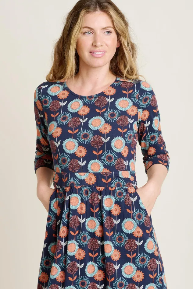 Women Brakeburn Dresses Navy Freya Dress
