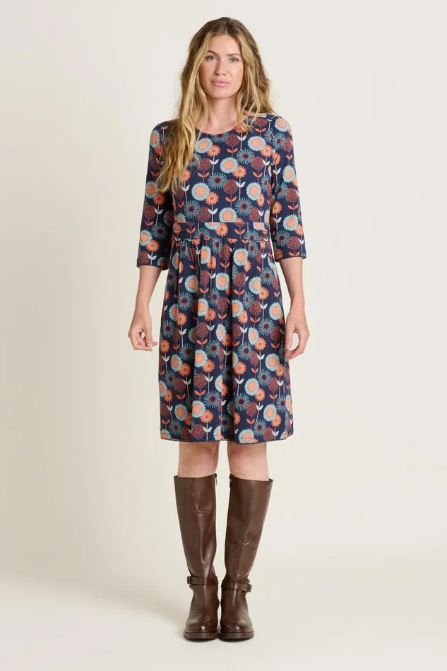 Women Brakeburn Dresses Navy Freya Dress