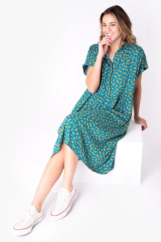 Women Brakeburn Dresses Tigers Print Shirt Dress