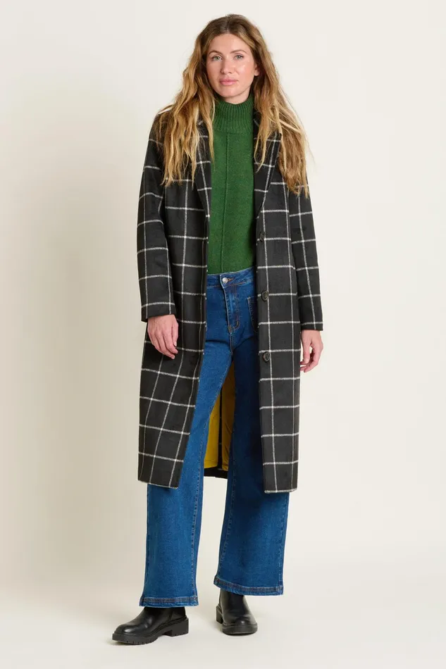 Women Brakeburn Knitwear Green Forest Knitted Roll Neck