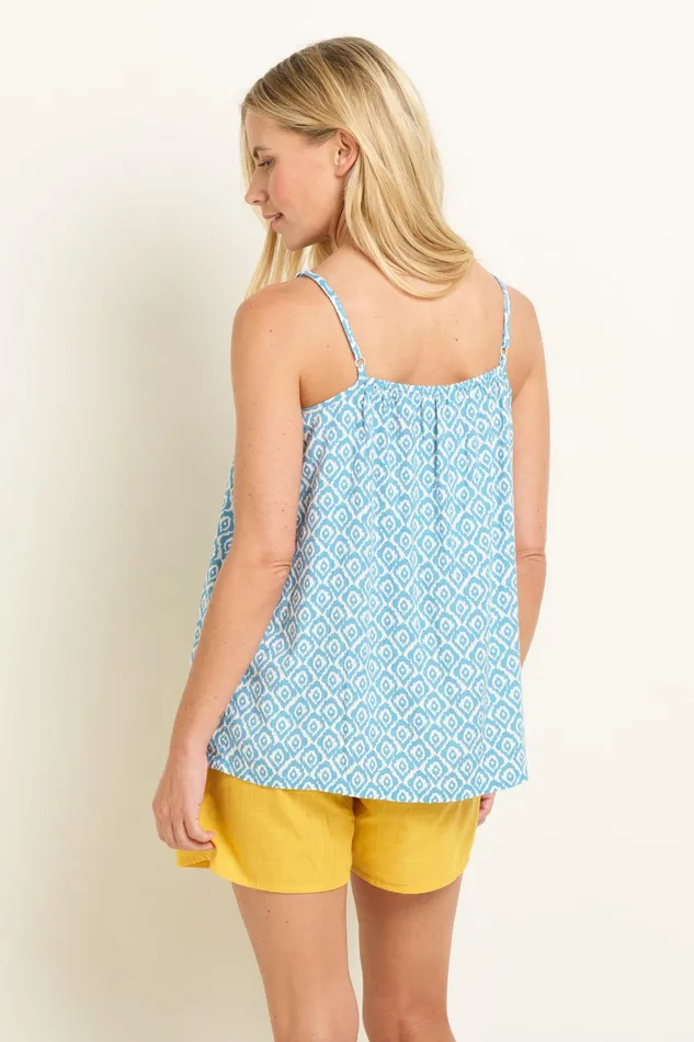 Women Brakeburn Shirts Blue Yasmin Blue Camisole