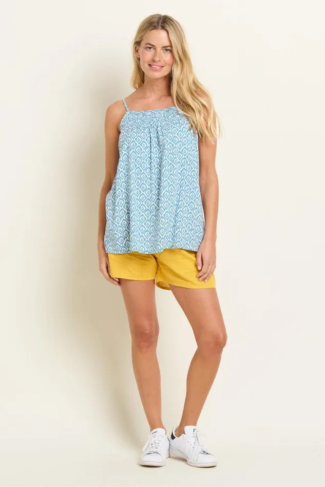 Women Brakeburn Shirts Blue Yasmin Blue Camisole