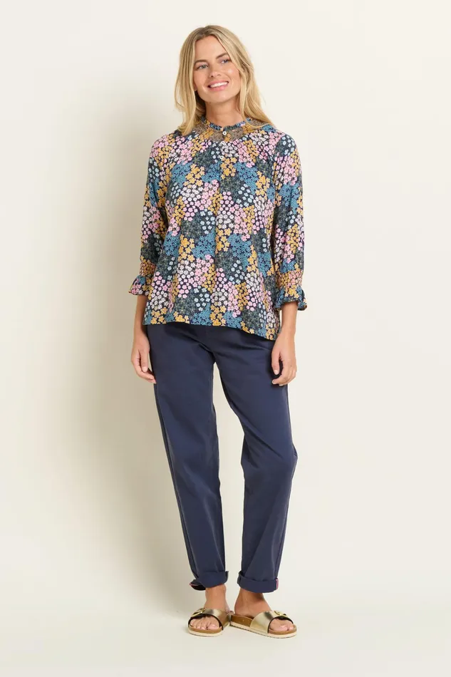 Women Brakeburn Shirts Multicoloured Wildflower Meadow Blouse