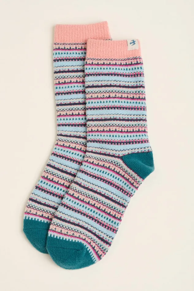 Women Brakeburn Socks Blue Winter Socks