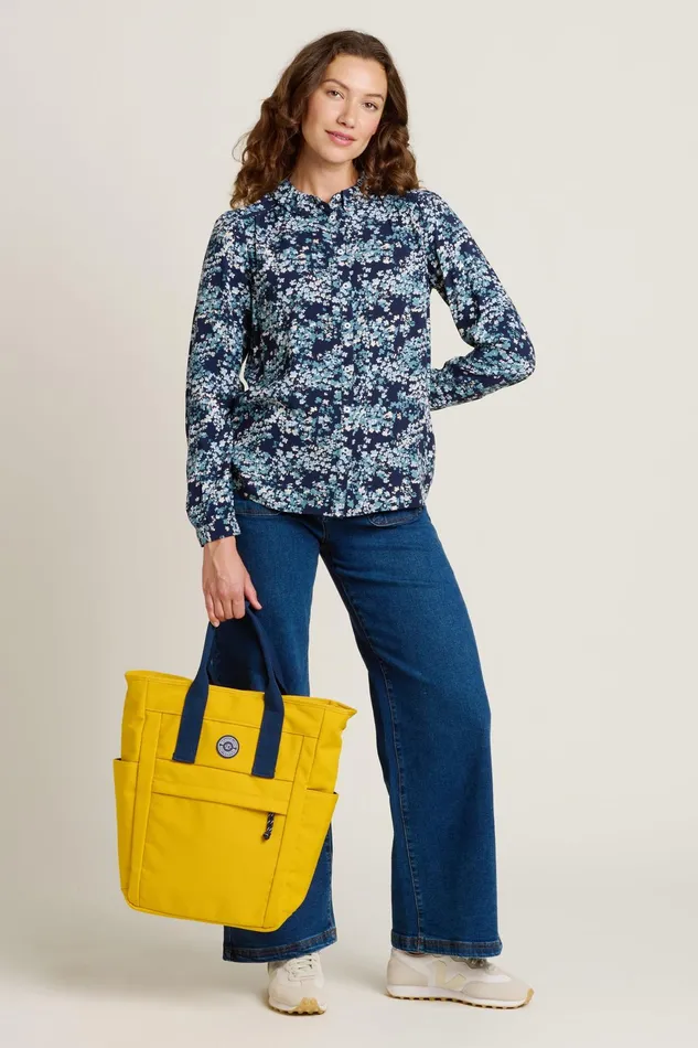 Women Brakeburn Tops TShirts And Vests Blue Jasmine Blouse