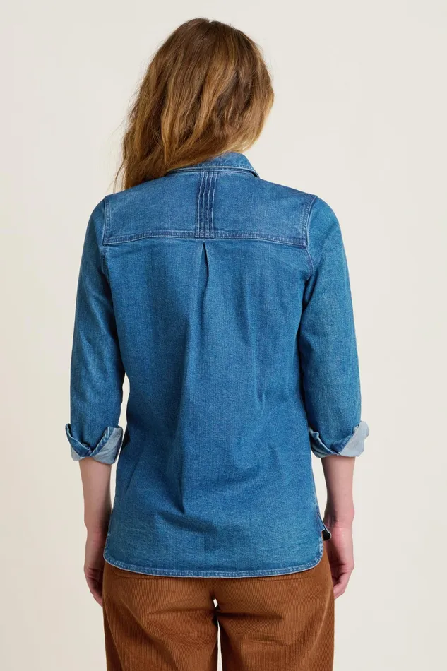 Women Brakeburn Tops TShirts And Vests Blue Seatown Denim Blouse
