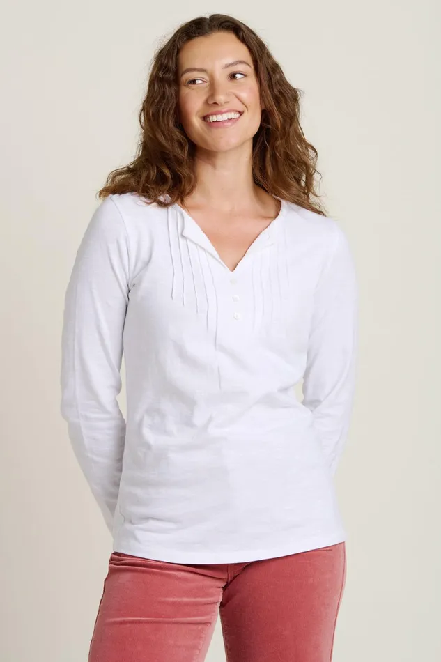 Women Brakeburn Tops TShirts And Vests Cream Tolpuddle Long Sleeve Top
