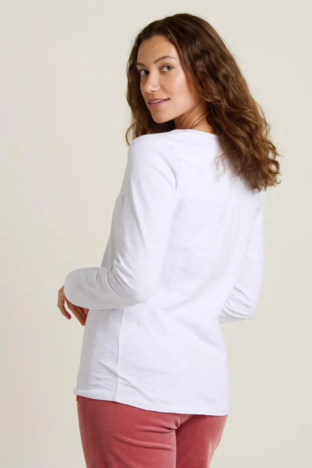Women Brakeburn Tops TShirts And Vests Cream Tolpuddle Long Sleeve Top