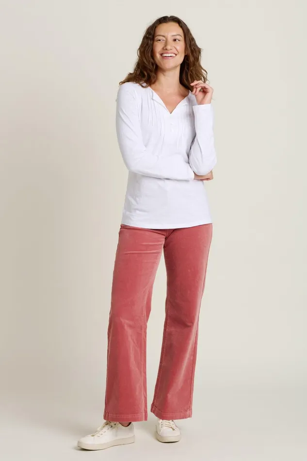 Women Brakeburn Tops TShirts And Vests Cream Tolpuddle Long Sleeve Top